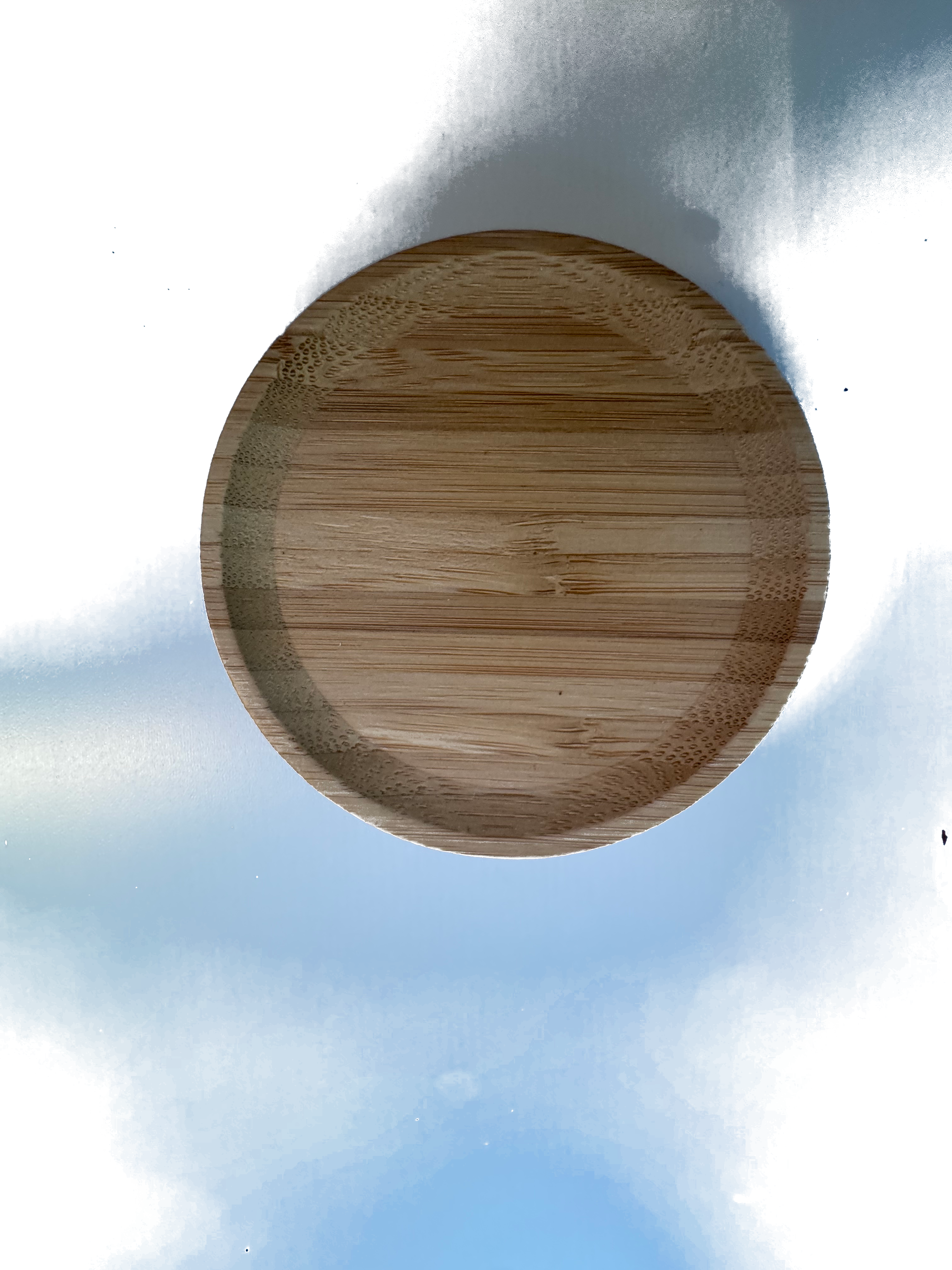 Custom Bamboo Coaster blank product preview